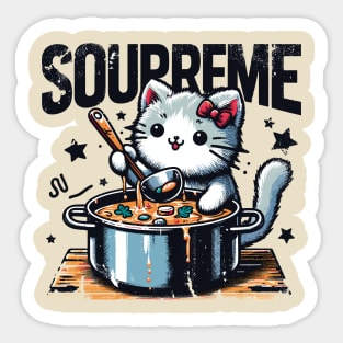 Feline Chef's Soupreme Sticker